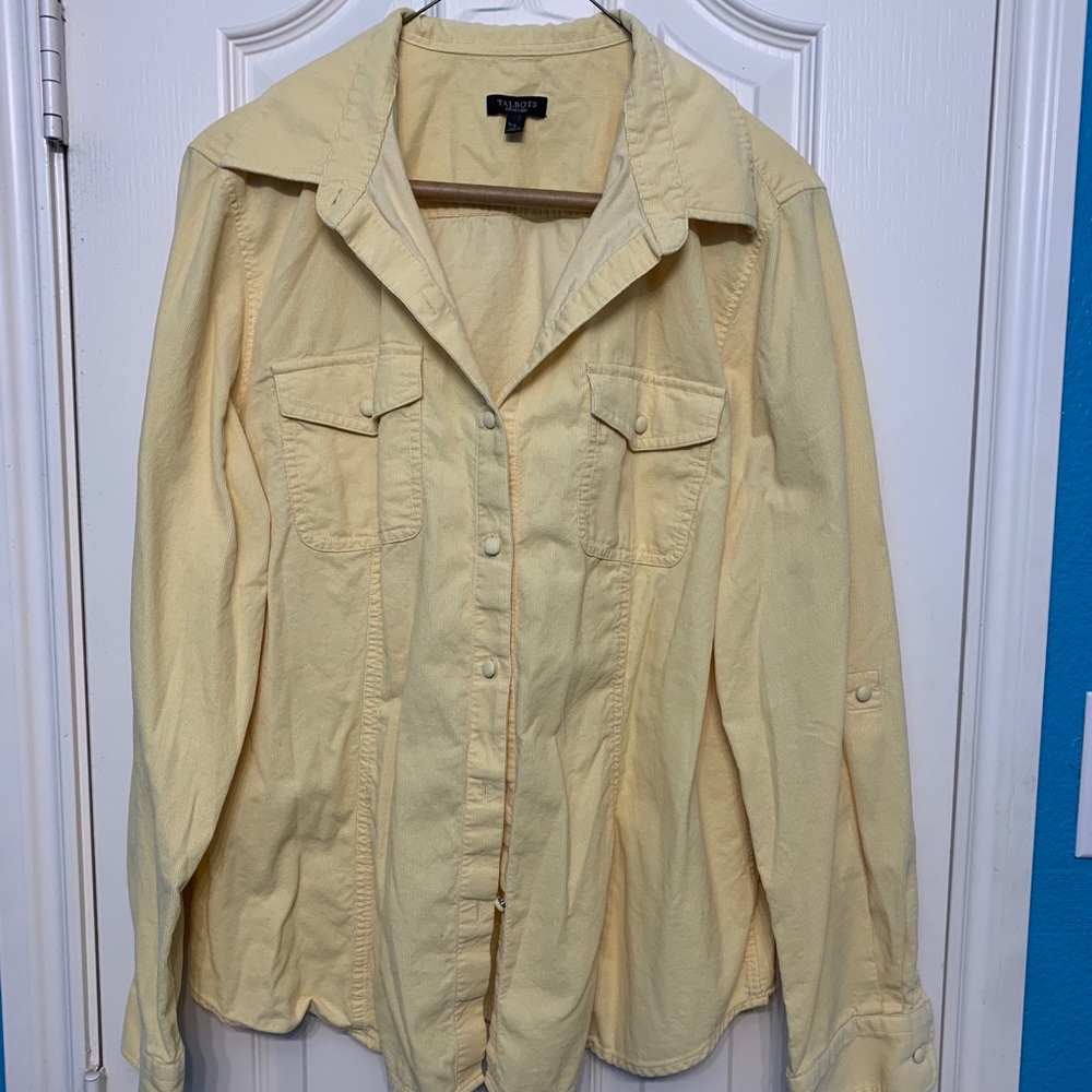 talbots button up shirt